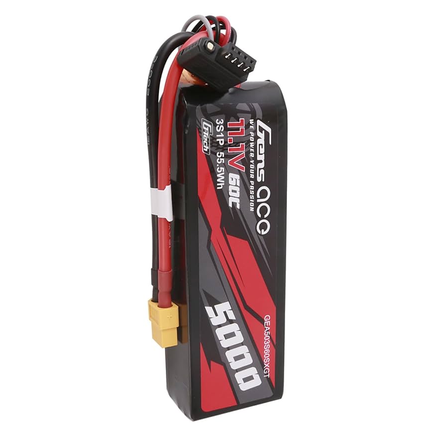 kiy777ショートLIPO３本/4500HV150C/G⭐STYLE Amazon.com: Gens ace G-Tech 5000mAh 60C 11.1V 3S Short-Size